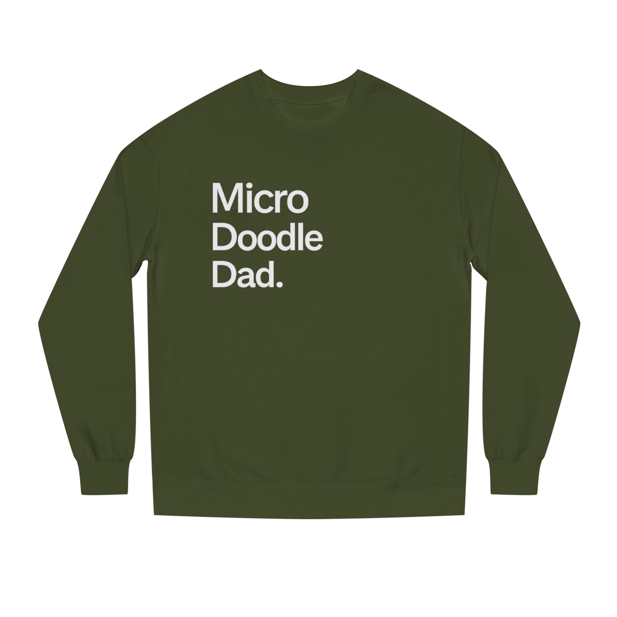 Micro Doodle Dad Sweatshirt | Dog Dad Crewneck Pullover