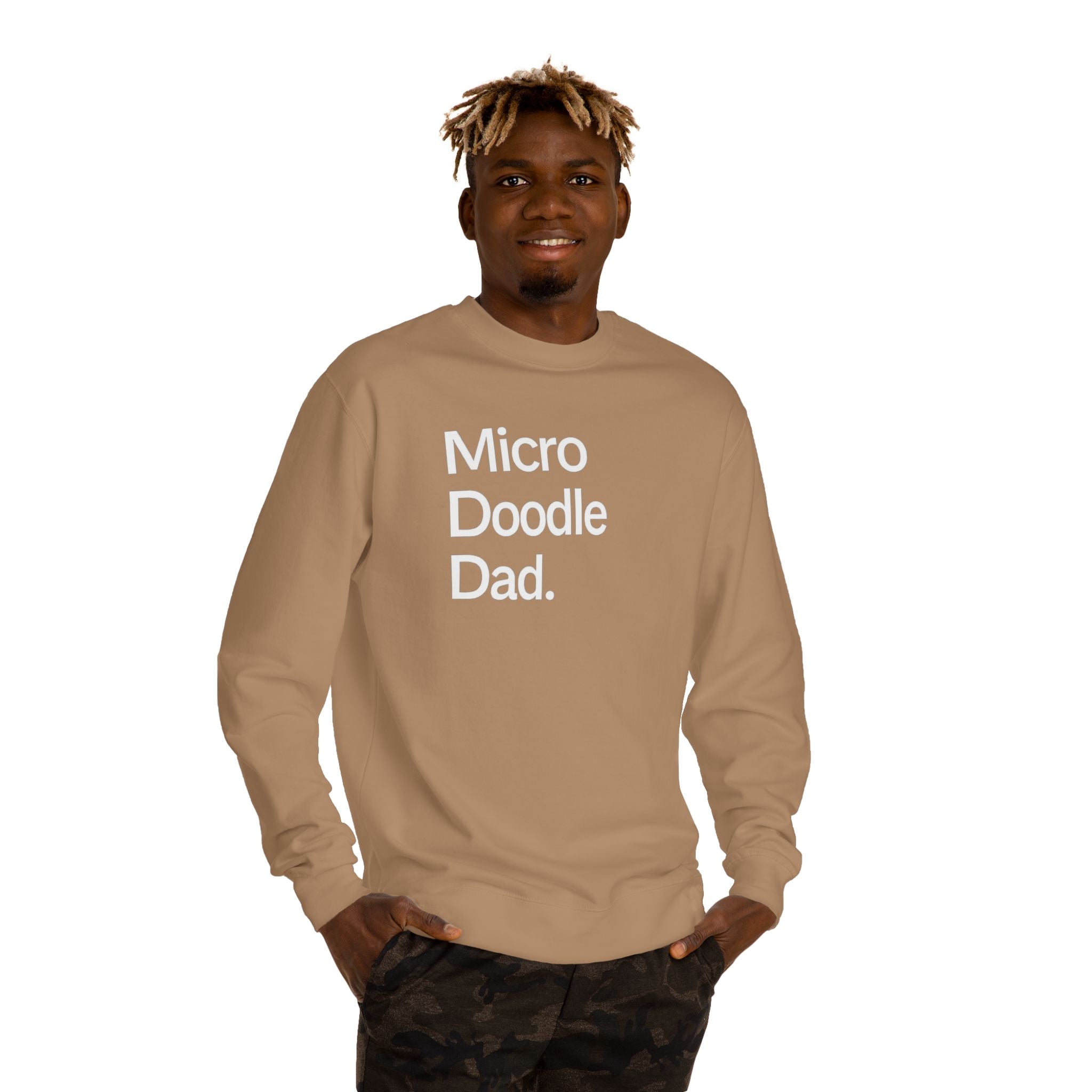 Micro Doodle Dad Sweatshirt | Dog Dad Crewneck Pullover