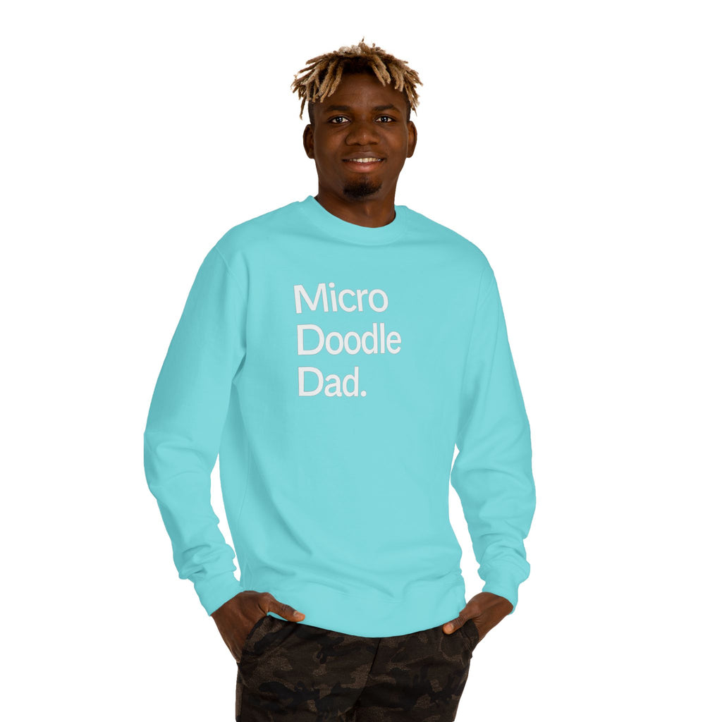 Micro Doodle Dad Sweatshirt | Dog Dad Crewneck Pullover