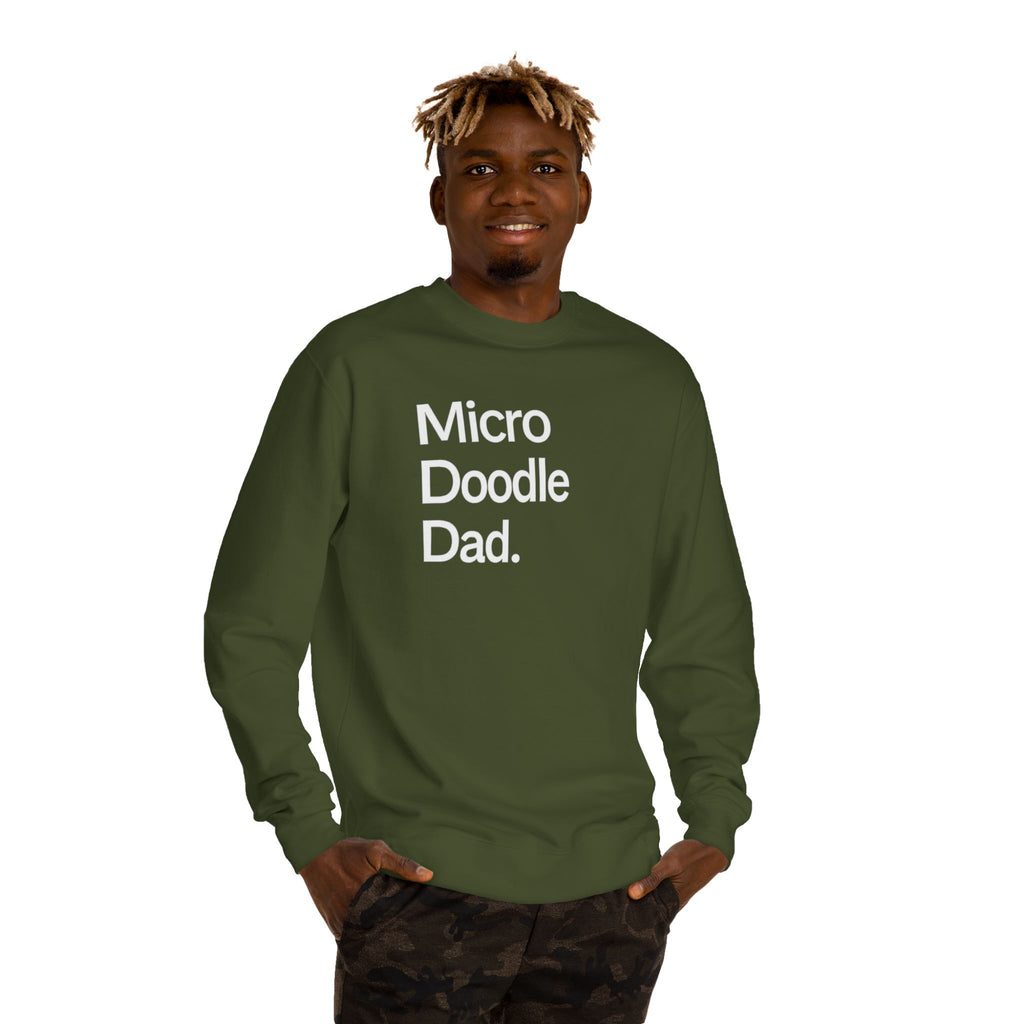 Micro Doodle Dad Sweatshirt | Dog Dad Crewneck Pullover