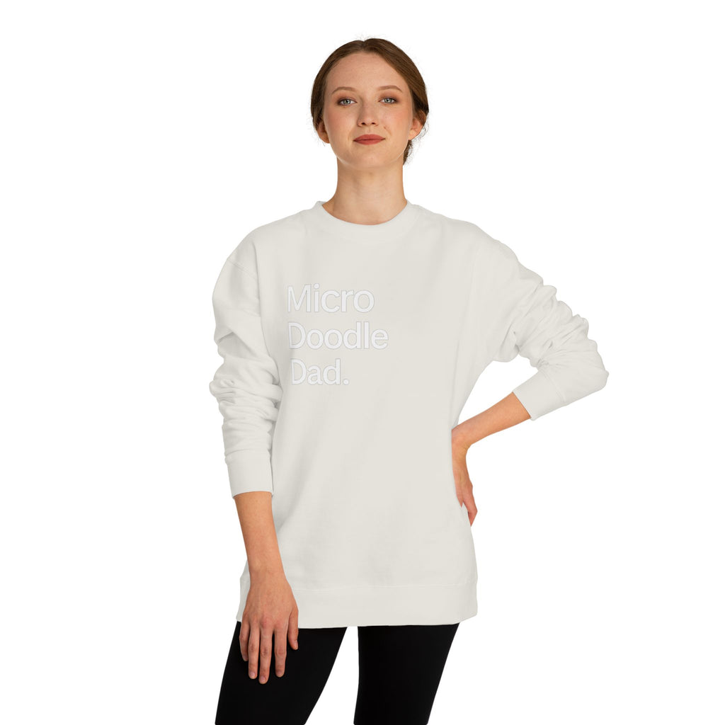 Micro Doodle Dad Sweatshirt | Dog Dad Crewneck Pullover