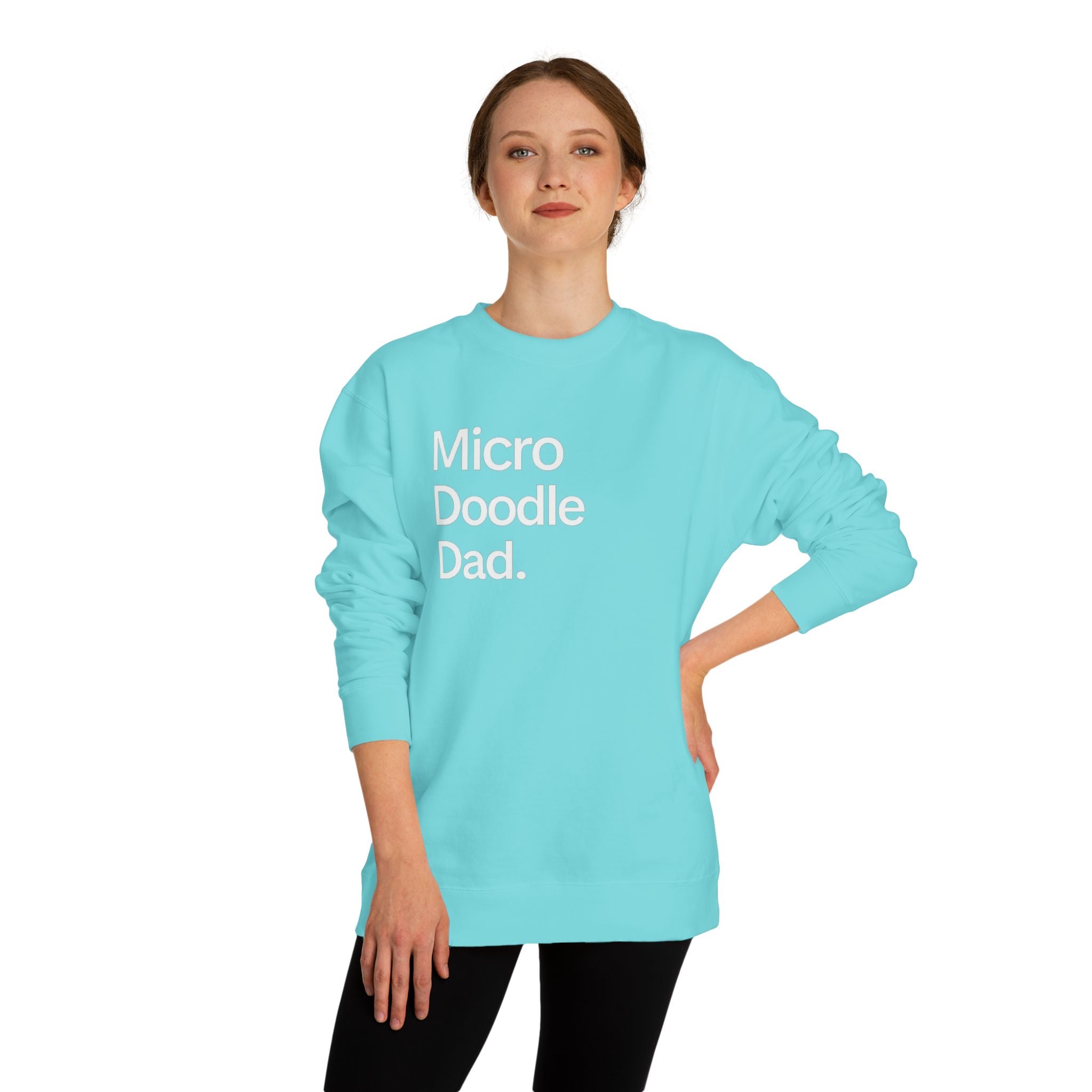 Micro Doodle Dad Sweatshirt | Dog Dad Crewneck Pullover