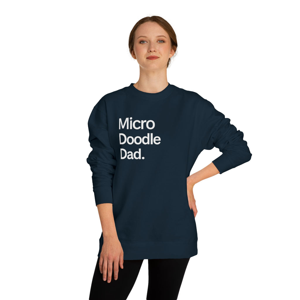 Micro Doodle Dad Sweatshirt | Dog Dad Crewneck Pullover