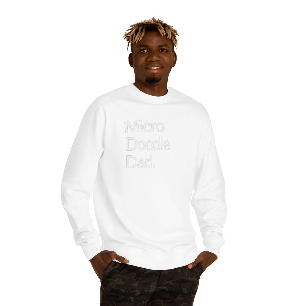 Micro Doodle Dad Sweatshirt | Dog Dad Crewneck Pullover
