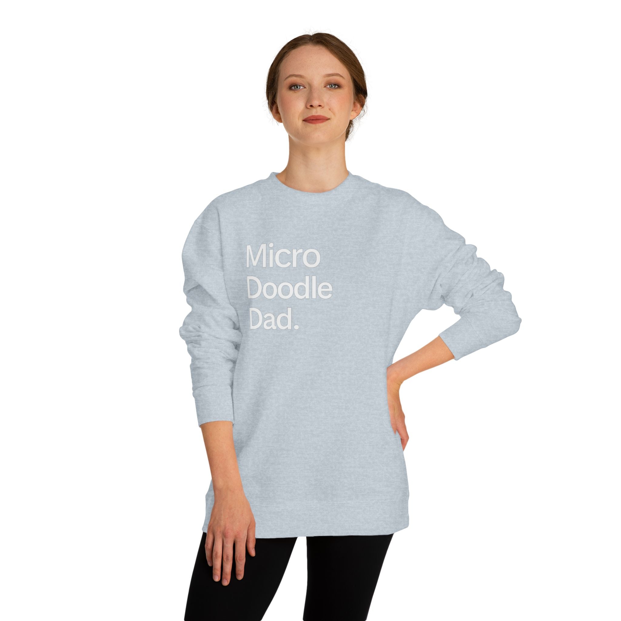 Micro Doodle Dad Sweatshirt | Dog Dad Crewneck Pullover