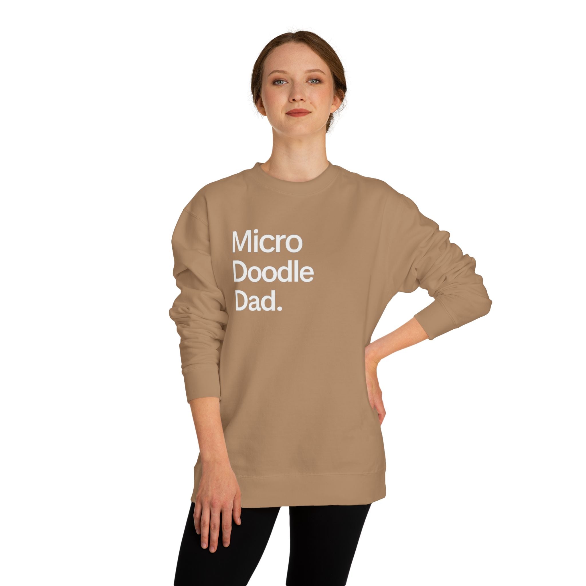 Micro Doodle Dad Sweatshirt | Dog Dad Crewneck Pullover