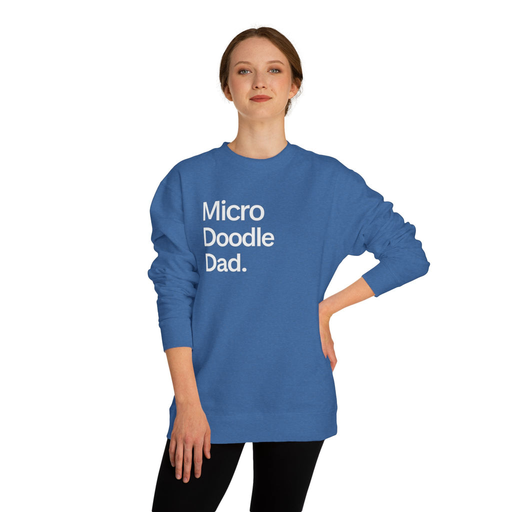 Micro Doodle Dad Sweatshirt | Dog Dad Crewneck Pullover
