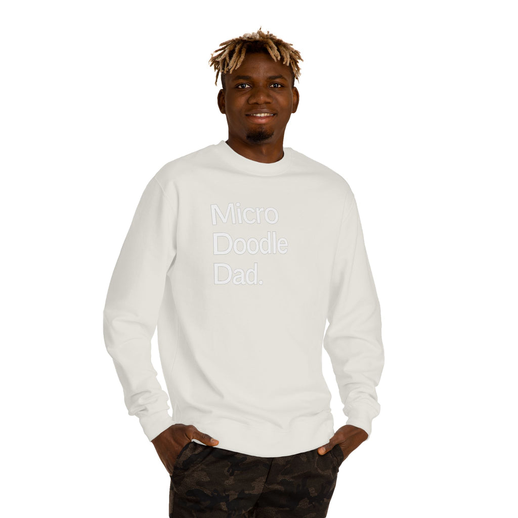 Micro Doodle Dad Sweatshirt | Dog Dad Crewneck Pullover