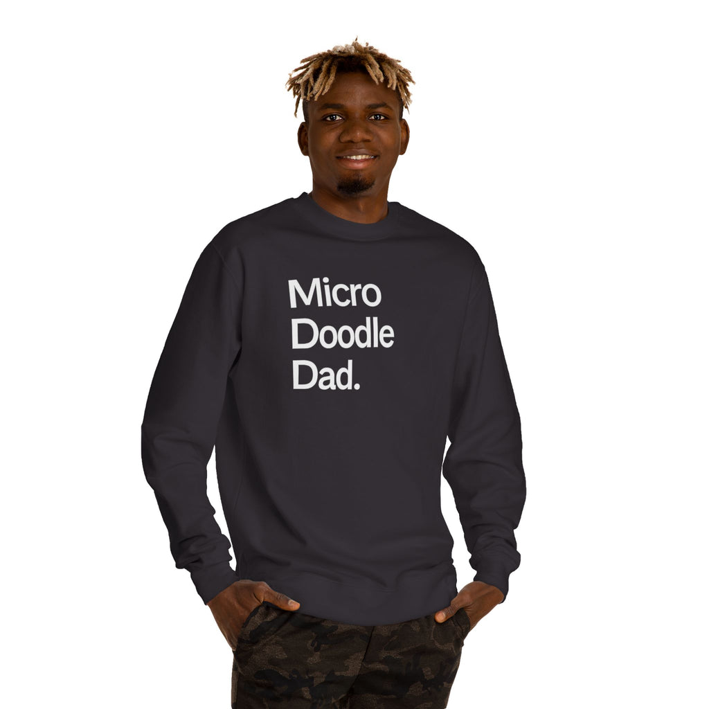 Micro Doodle Dad Sweatshirt | Dog Dad Crewneck Pullover