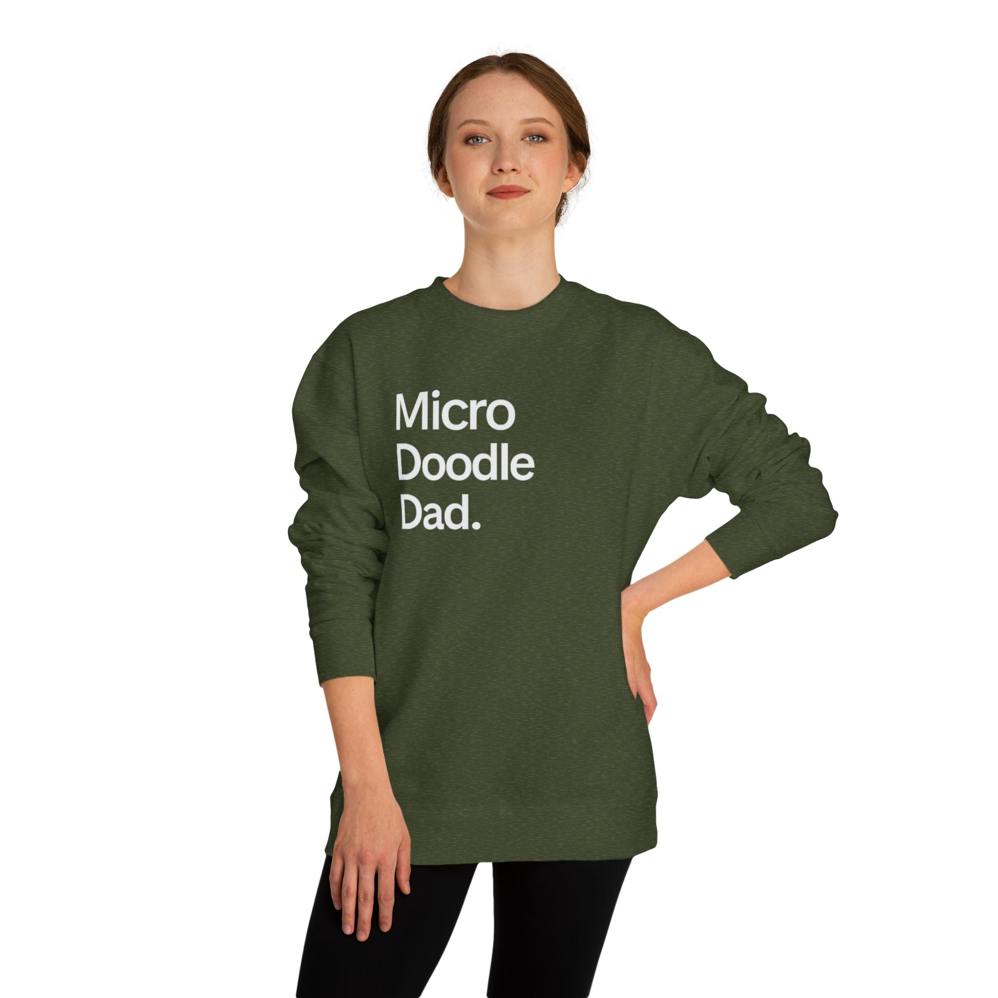 Micro Doodle Dad Sweatshirt | Dog Dad Crewneck Pullover