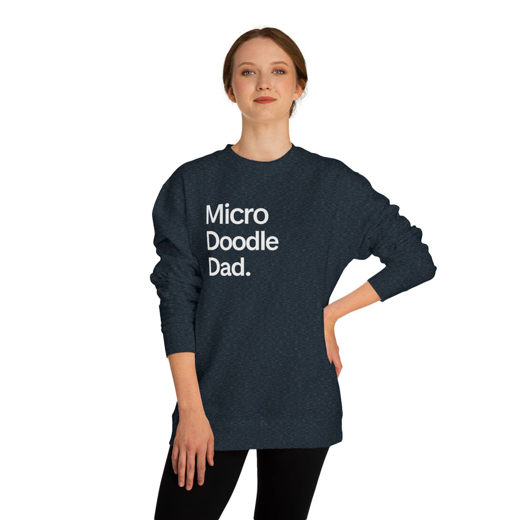 Micro Doodle Dad Sweatshirt | Dog Dad Crewneck Pullover